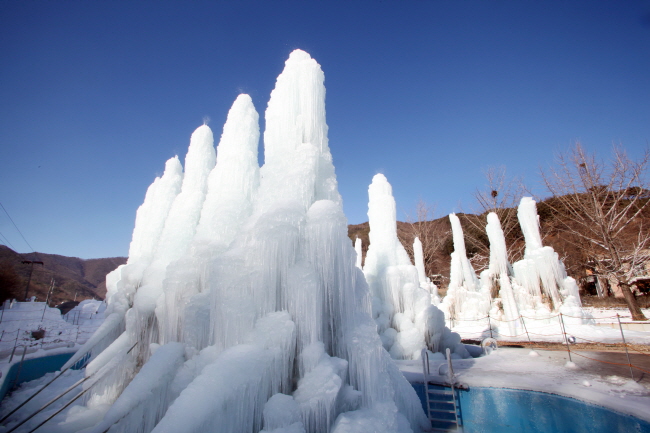 얼음 분수 광장