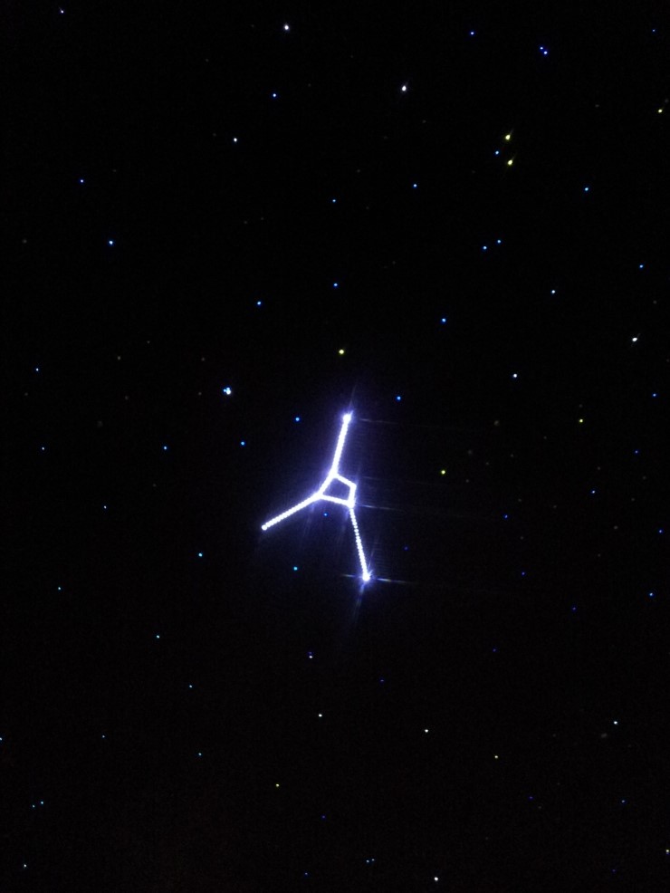 망원경으로 관측한 아름다운 별자리 사진