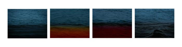 손현주_붉은바다 연작, 444×800cm, Pigment print, 2016