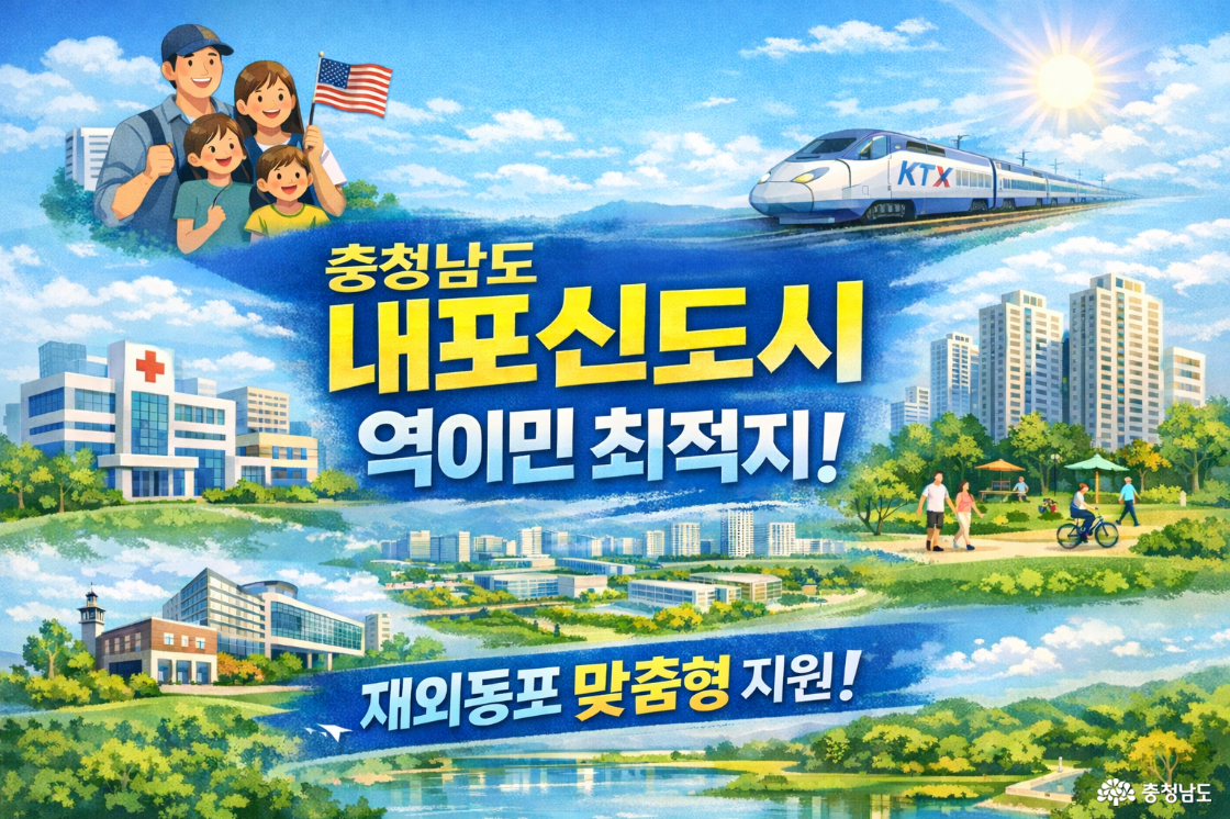 2026 충청남도 내포신도시 리브투게더, 역이민 시대를 준비하는 가장 현실적인 선택이자 충남의 가치