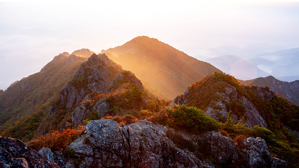 칠갑산 천장호, 출렁다리 이미지